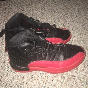 jordan 12 black and red